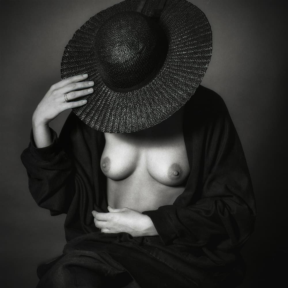 women and hat by Jan Donckers — canvas wall art