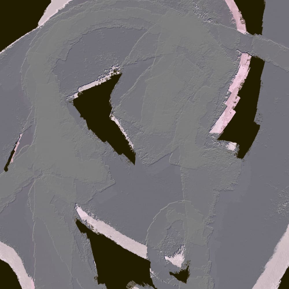 Geometric Grey Abstract by Josie George — canvas wall art