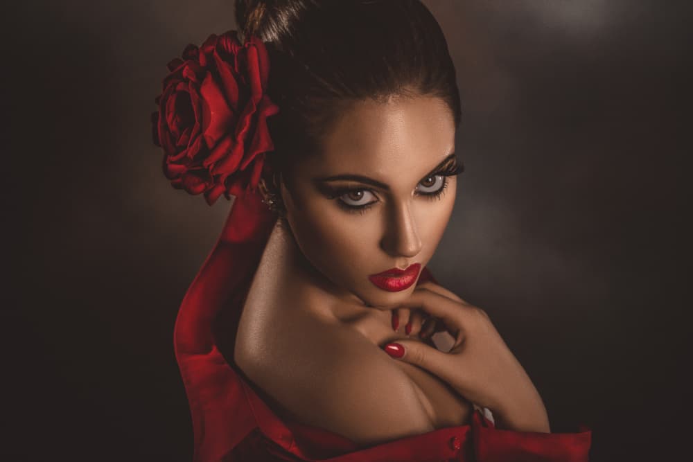 Red passion by Peppe Tambè — canvas wall art