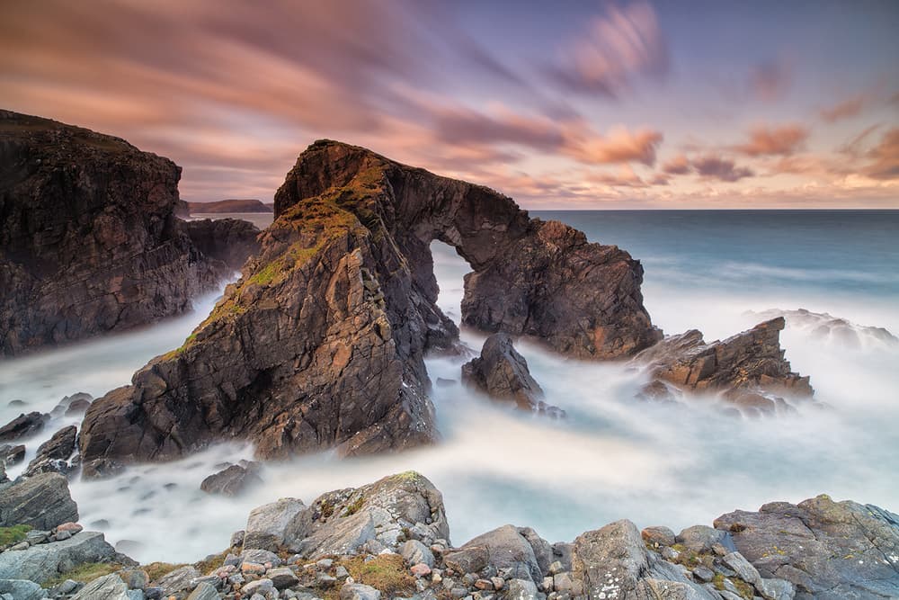 Ethereal Sea Arch Coast by Luigi Ruoppolo — canvas wall art