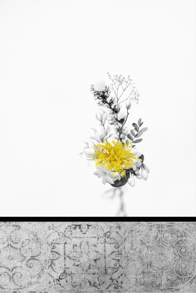 Elegant Yellow Bouquet by Pelin Atilla — canvas wall art