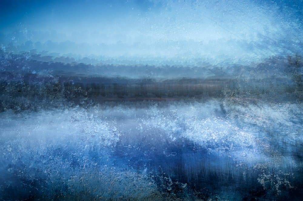 Deep Blue Dreamscape by Ina Bouhuijzen — canvas wall art