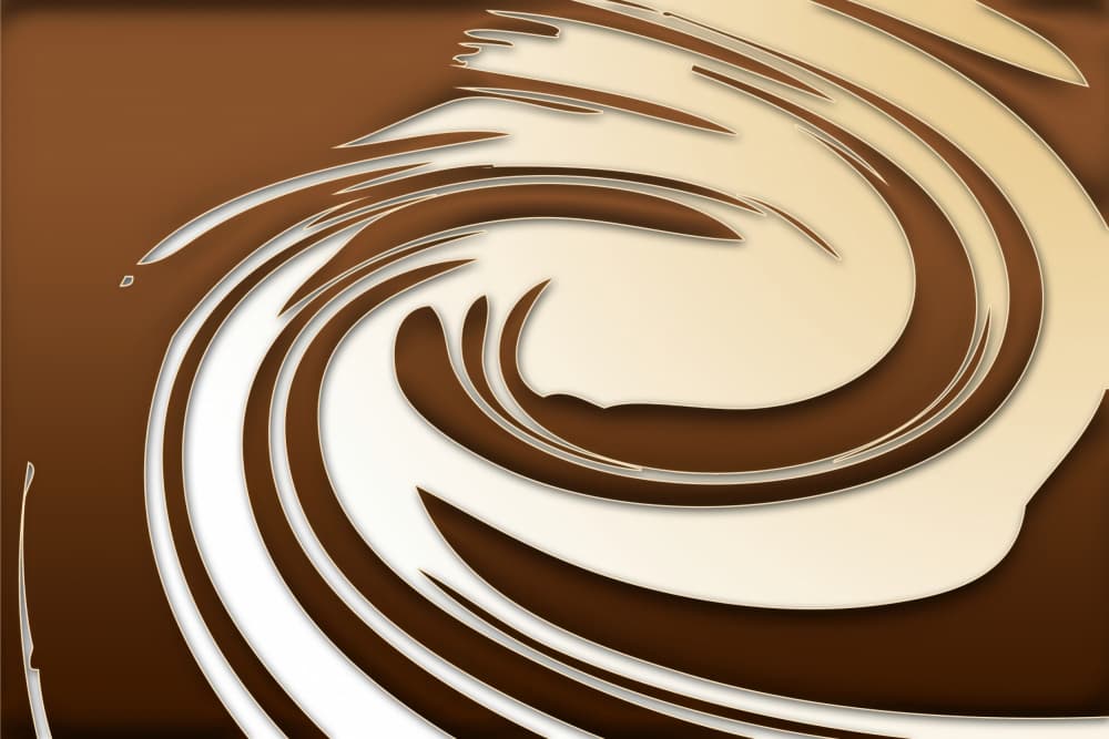 Smooth Mocha Swirl by Rafal Kulik — canvas wall art