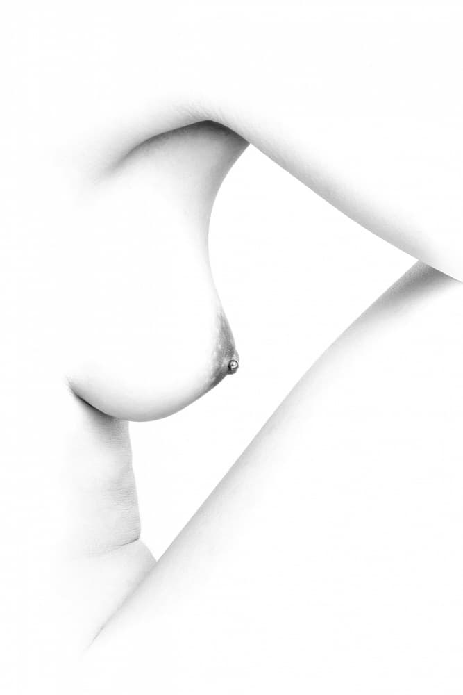 Delicate Nude Curves by Leon Schröder — canvas wall art