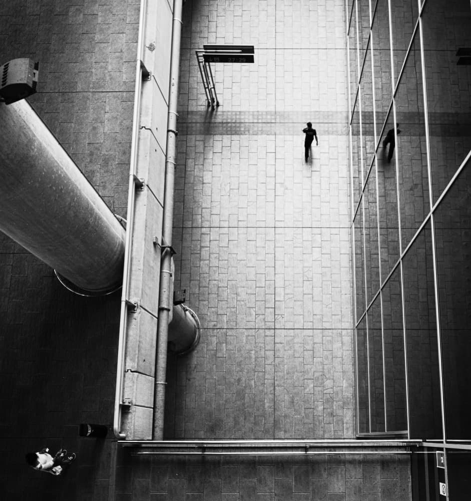 Solitary Urban Perspective by Paco Palazon — canvas wall art