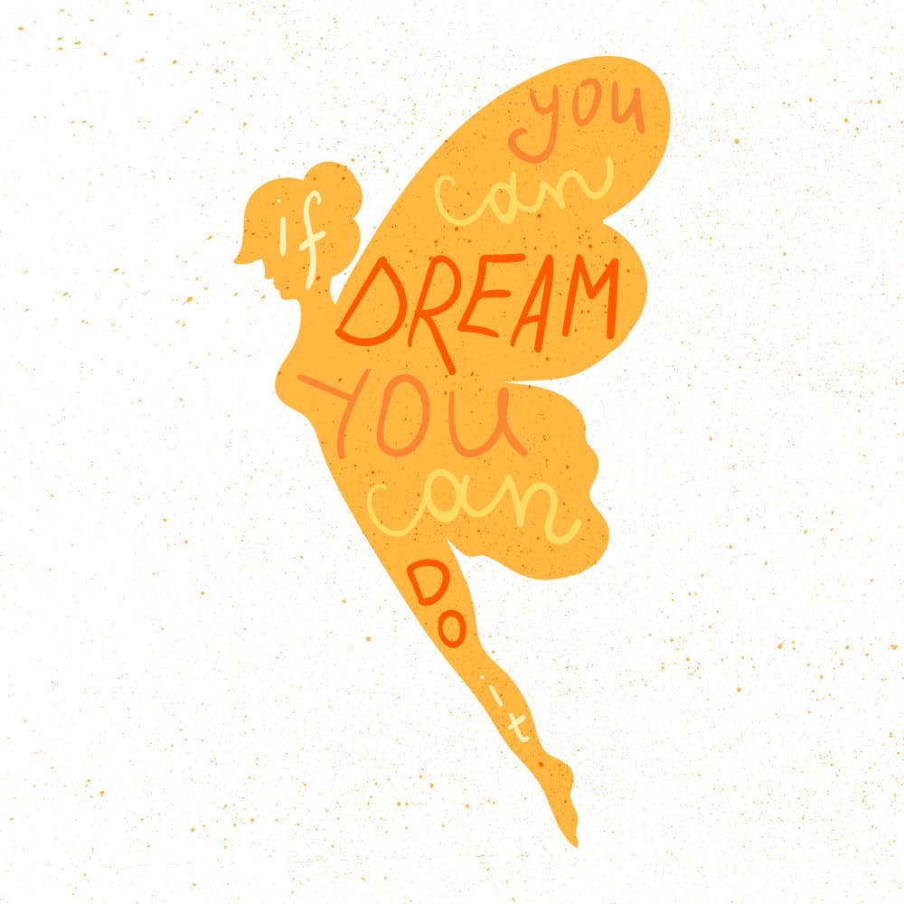Inspirational Dream Fairy by Marika Barsrsind — canvas wall art