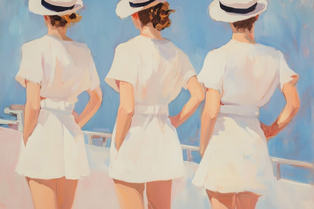 Women In White Hats