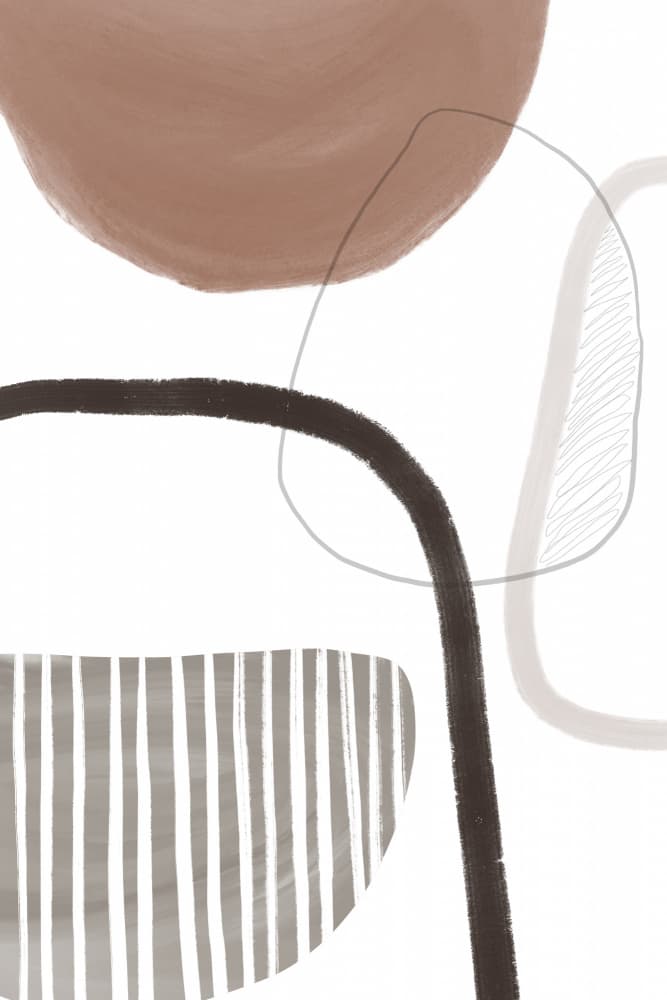 Organic Abstract Shapes by Melloi Art Prints — canvas wall art