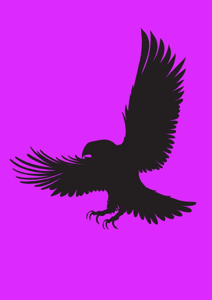 Majestic Eagle Silhouette by Nicholas — canvas wall art