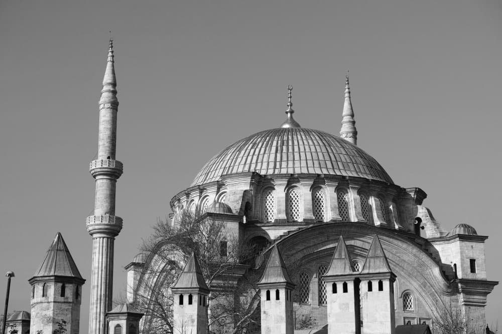historical mosque from Istanbul, Turkey by engin akyurt — canvas wall art