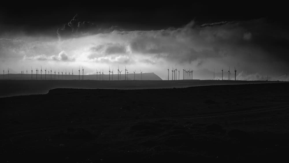Dark Sky Wind Farm by Marco Antonio Cobo — canvas wall art