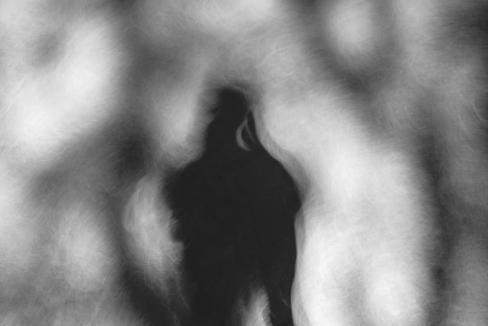 Mysterious Blurred Silhouette by Imaginative — canvas wall art