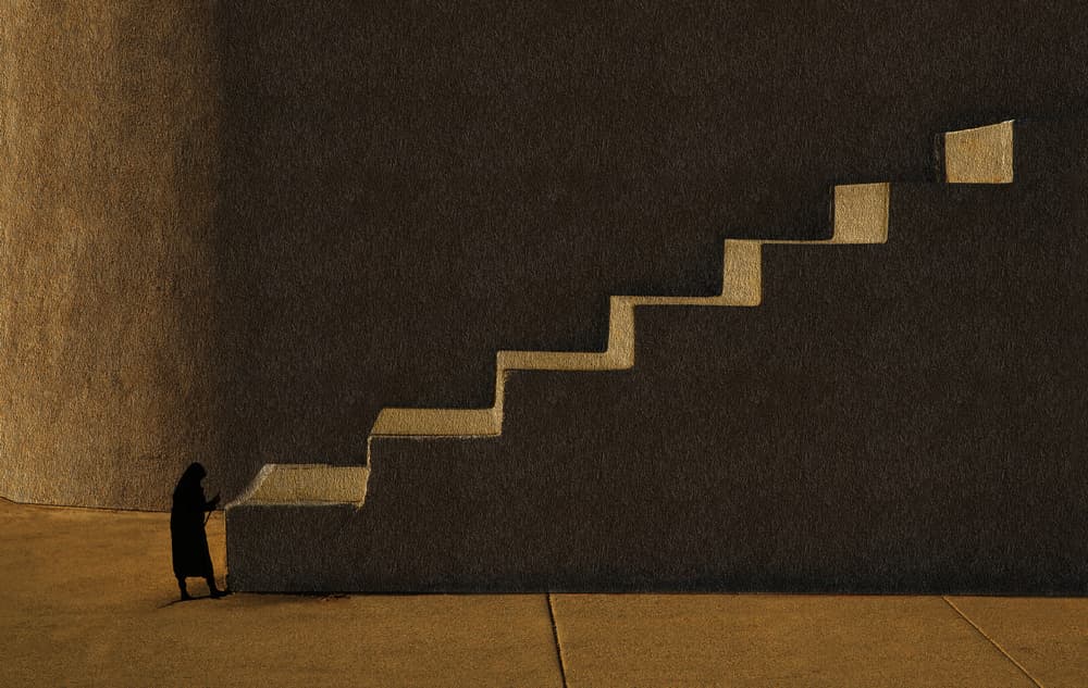Solitary Ascent by Roxana Labagnara — canvas wall art