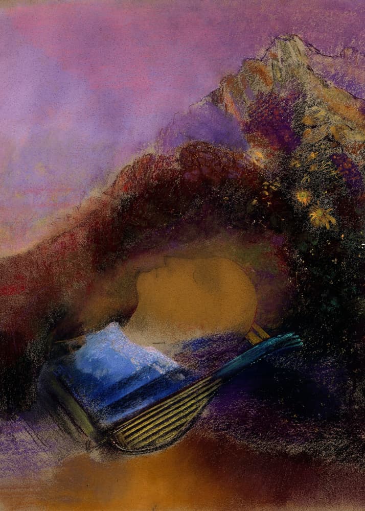 Orpheus by Odilon Redon — canvas wall art