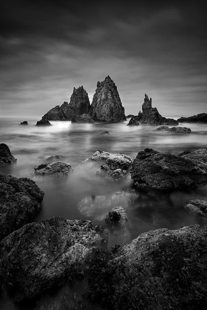 Dramatic Sea Stacks by Joshua Zhang — canvas wall art