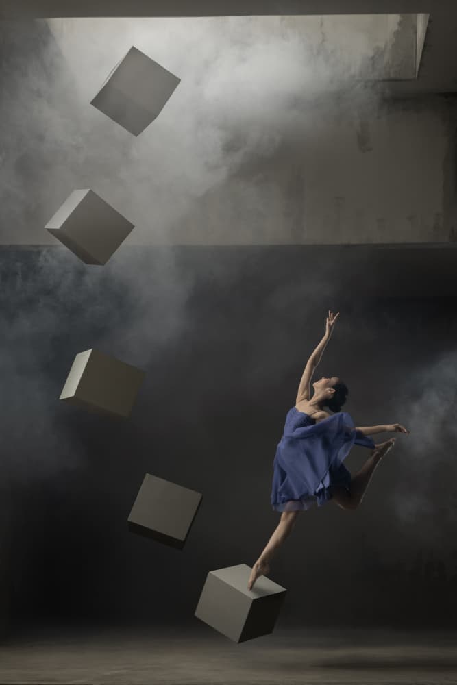 The Messy stairs by Sita Gramich — canvas wall art