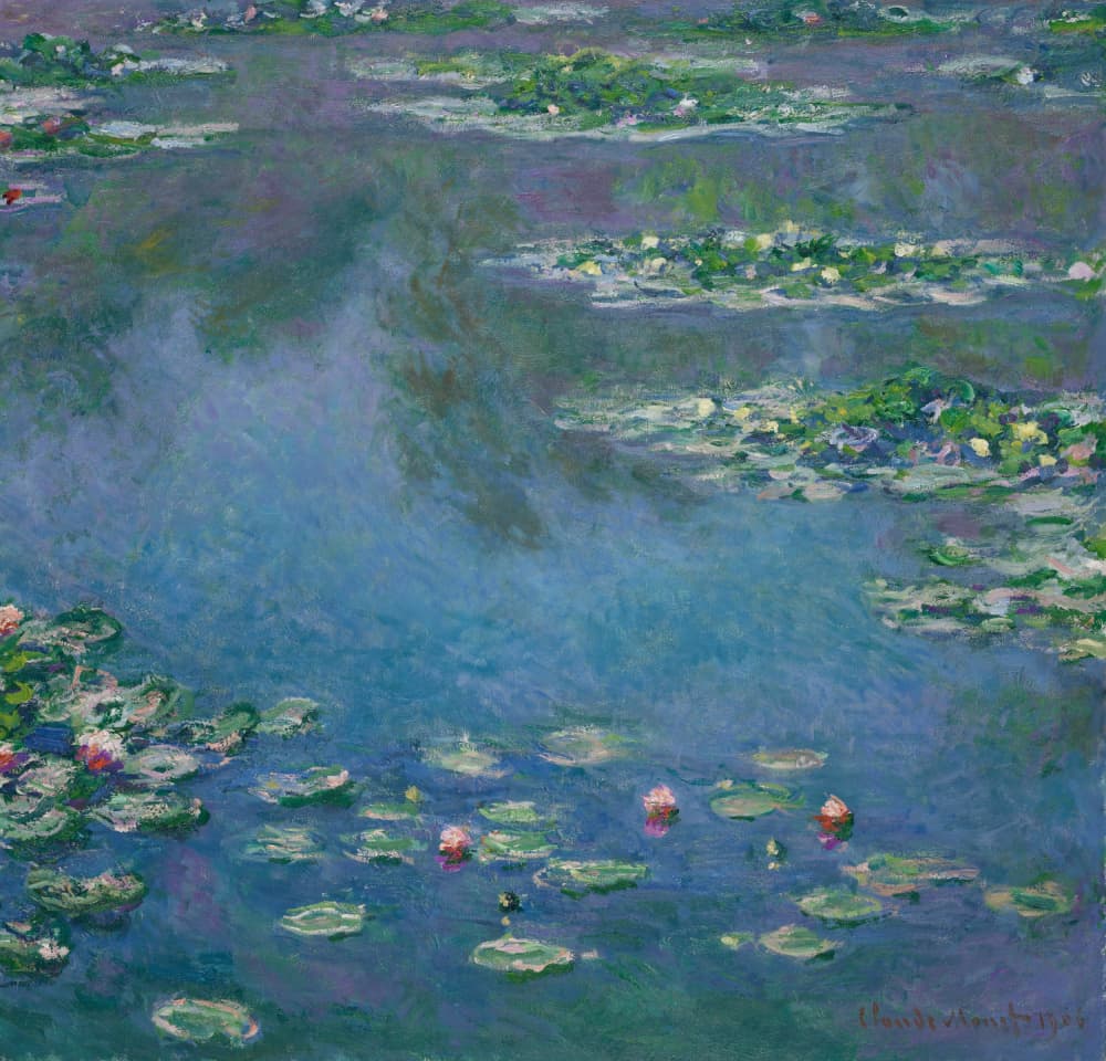 Water Lilies by Claude Monet — canvas wall art