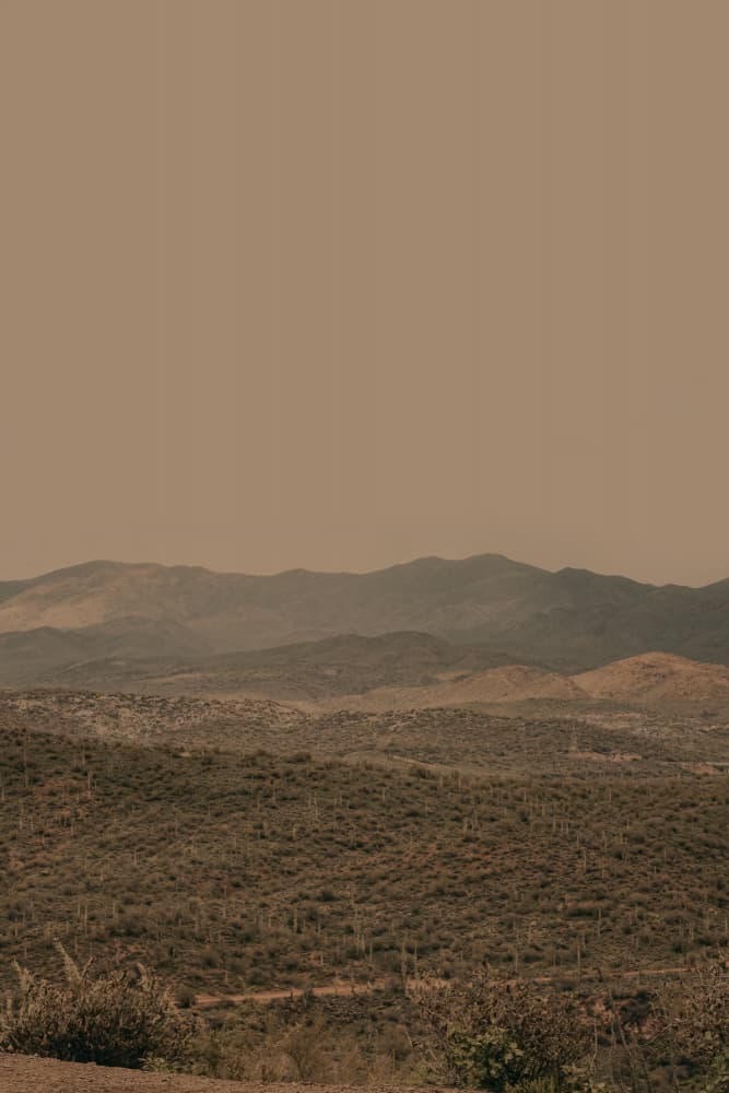Arid Mountain Horizon by Stephanie Klatt — canvas wall art