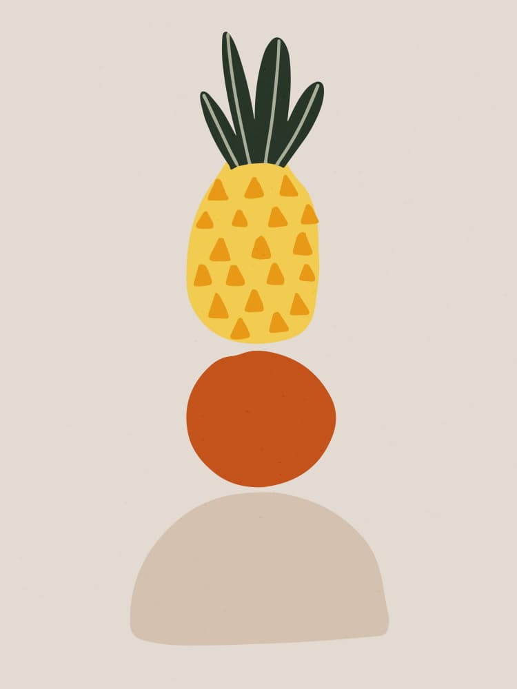 Fruit Harmony by Treechild — canvas wall art