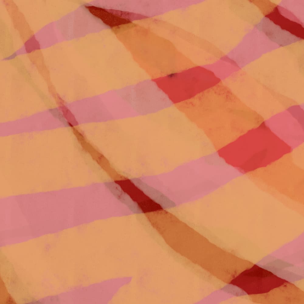 Warm Abstract Stripes by Dina Dankers — canvas wall art