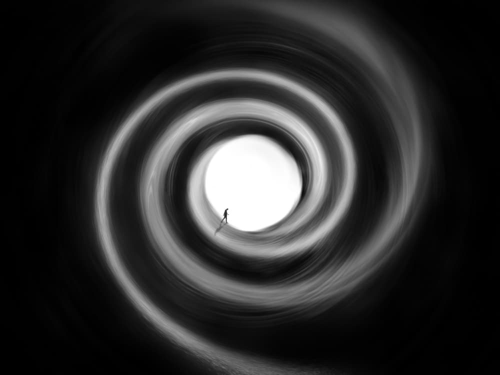 Walking a Spiral Path by Hadi Malijani (Malenjani) — canvas wall art