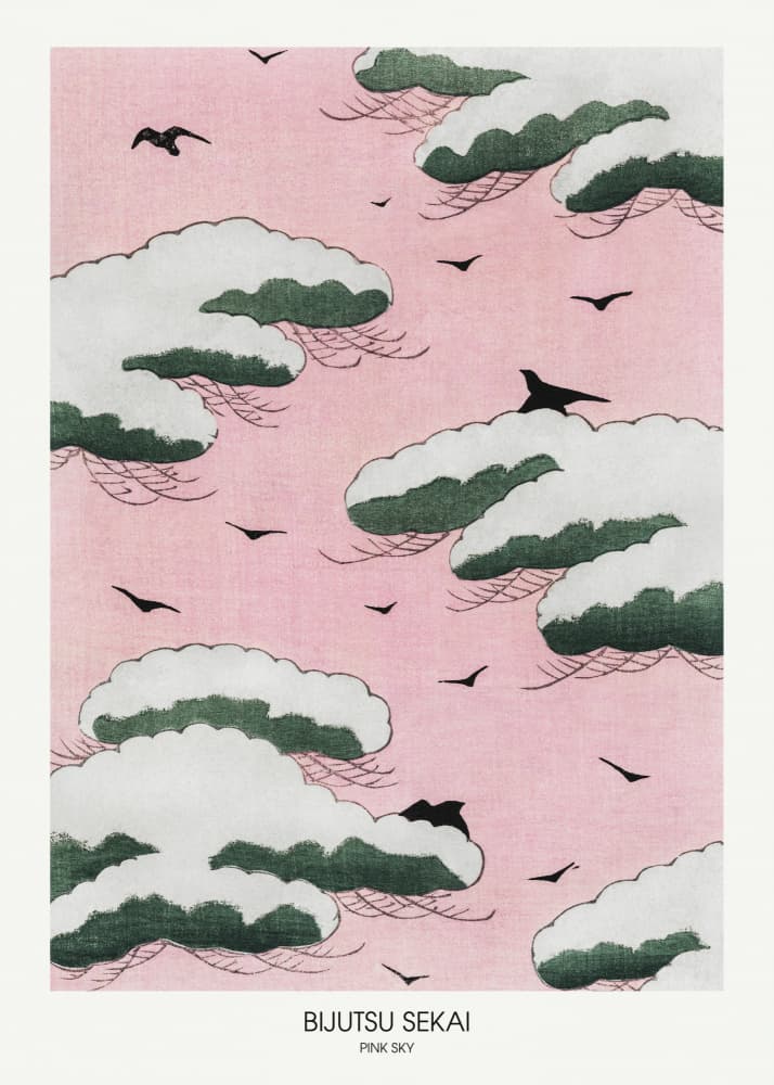 Pink Sky by Bijutsu Sekai — canvas wall art