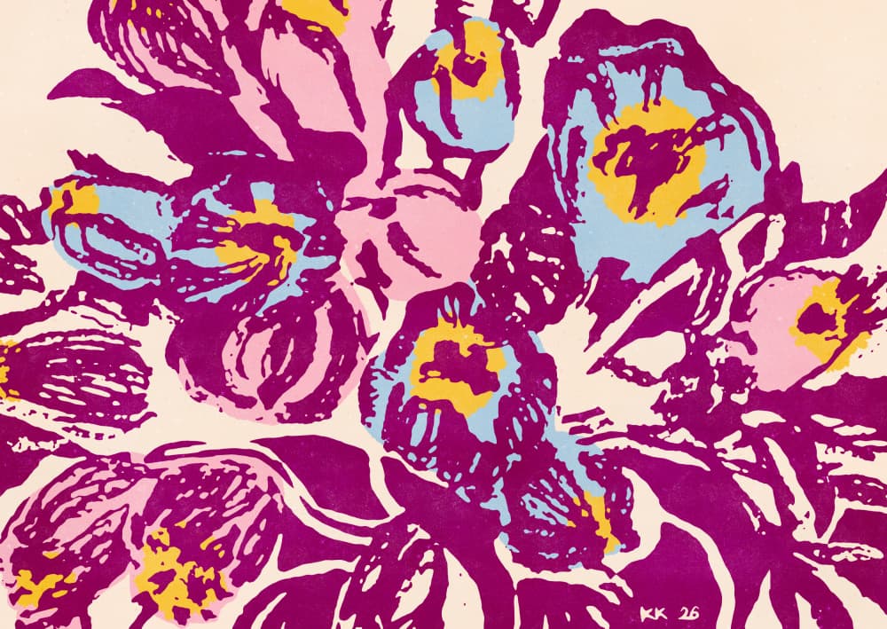 Tulips by Katariina Kosunen — canvas wall art