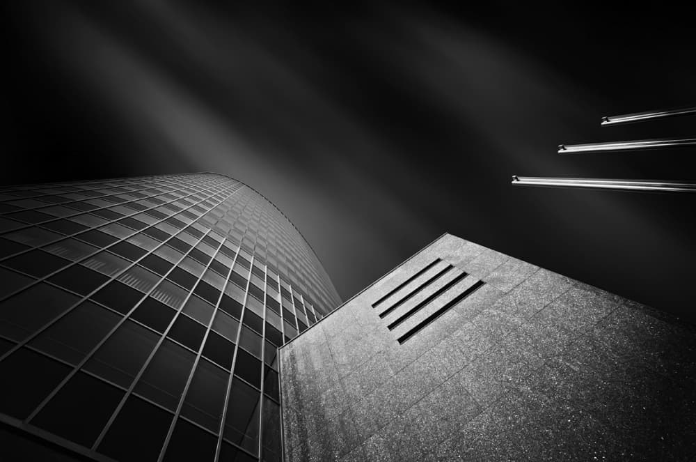 Sleek Urban Architecture by ajkabajka — canvas wall art