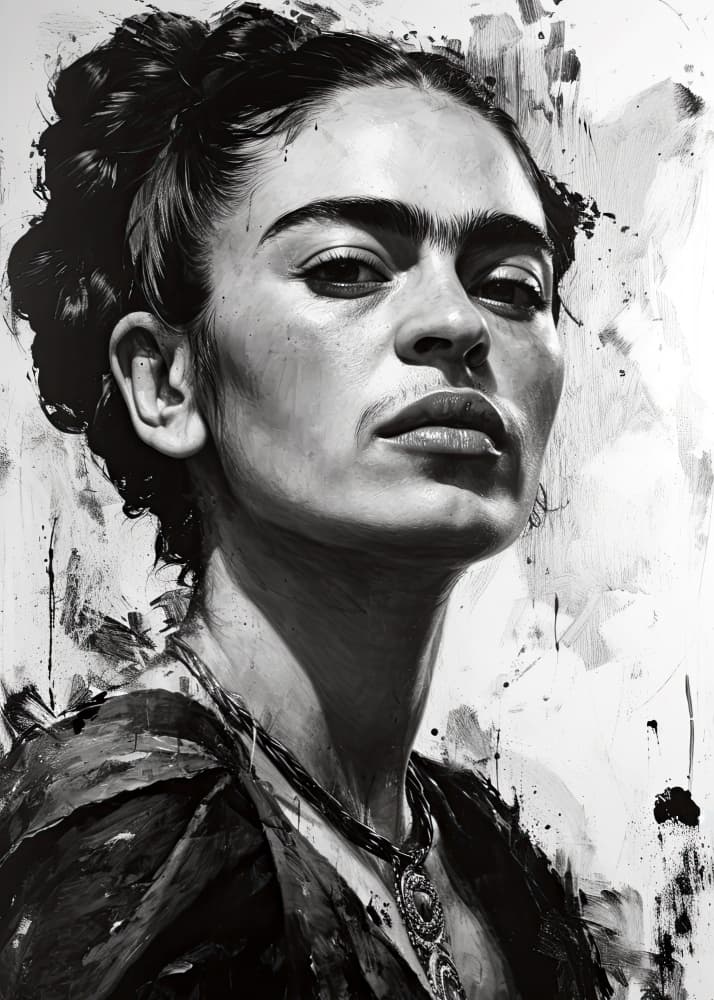Striking Female Portrait by Justyna Jaszke — canvas wall art