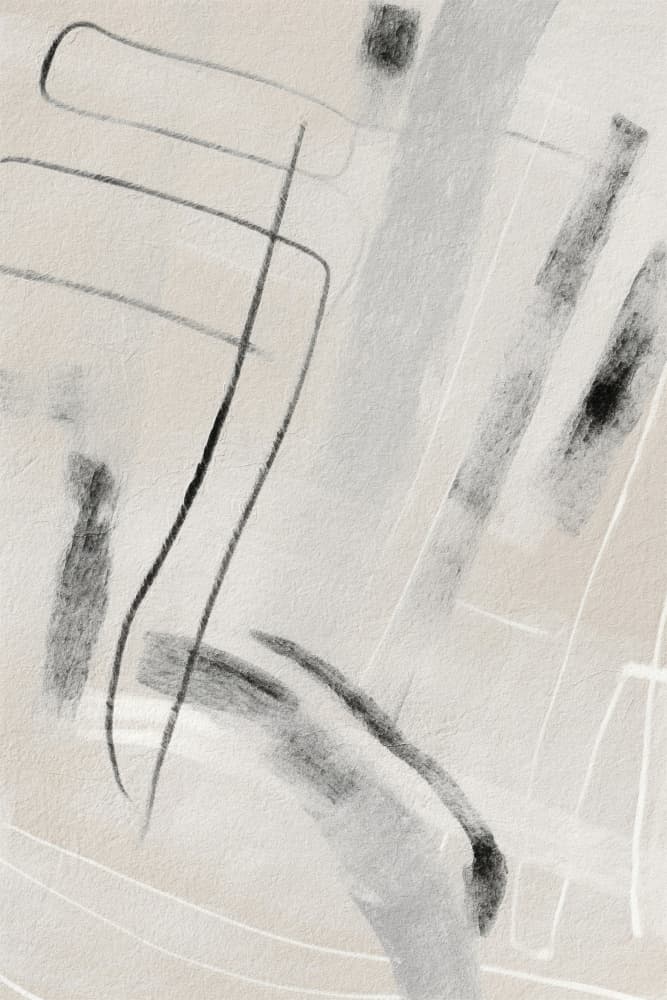 Abstract Flowing Lines by Alma — canvas wall art