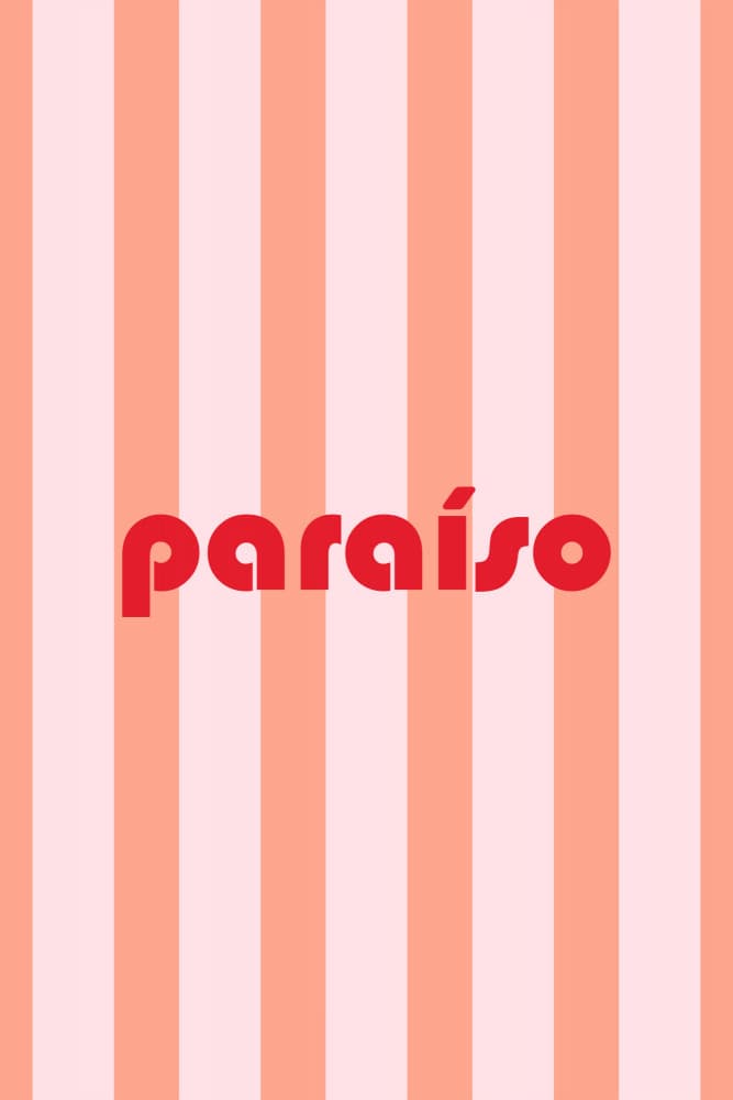 Peach Stripe Paradise by Karen Menzenbach — canvas wall art