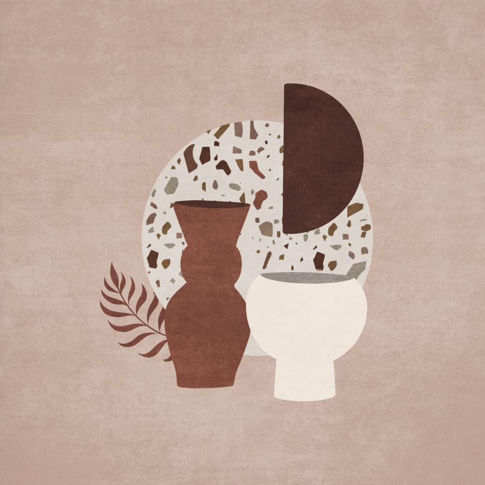Retro Harmony by Emel Tunaboylu — canvas wall art
