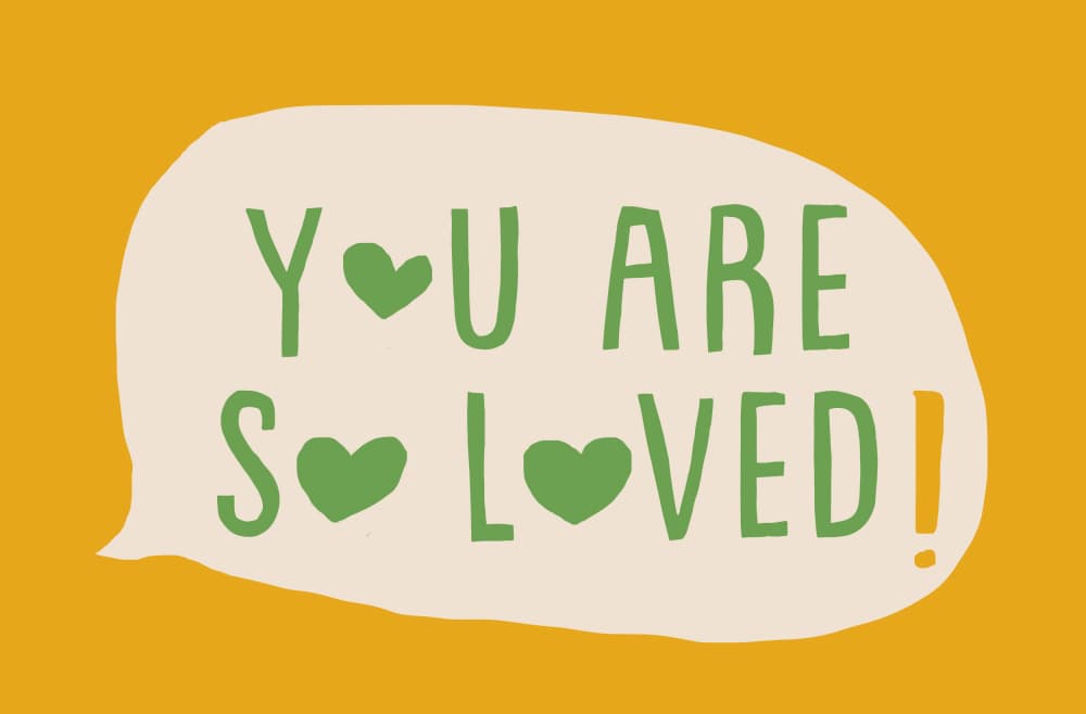 You Are So Loved by Aylin Demir — canvas wall art