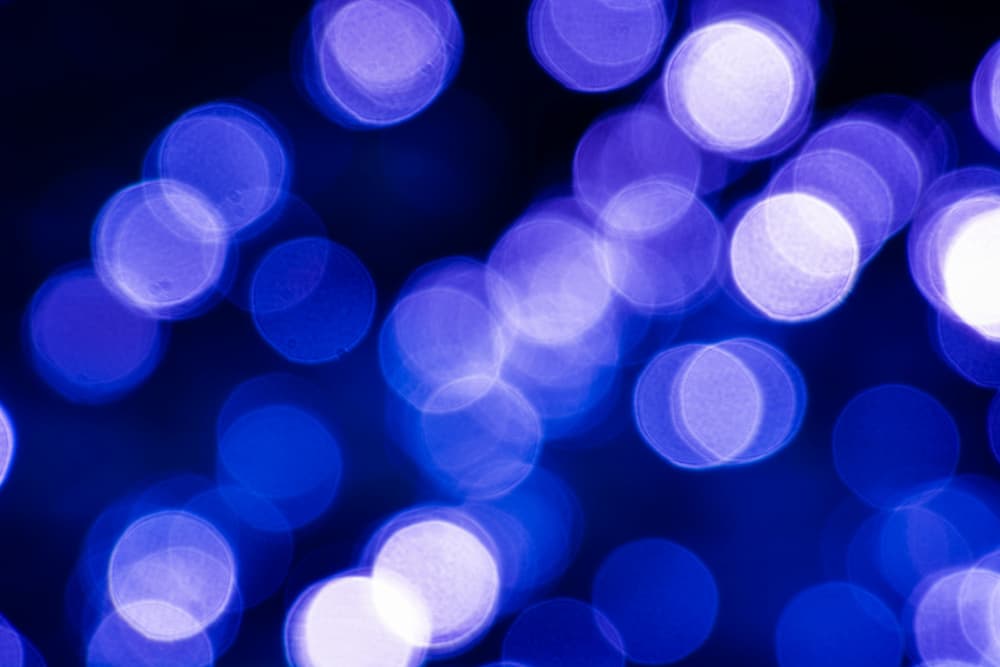Dreamy Blue Bokeh by Tal Paz-Fridman — canvas wall art
