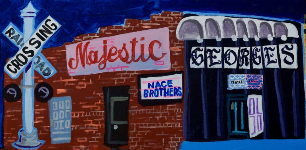 Majestic Georges Night by Steve Spencer — canvas wall art