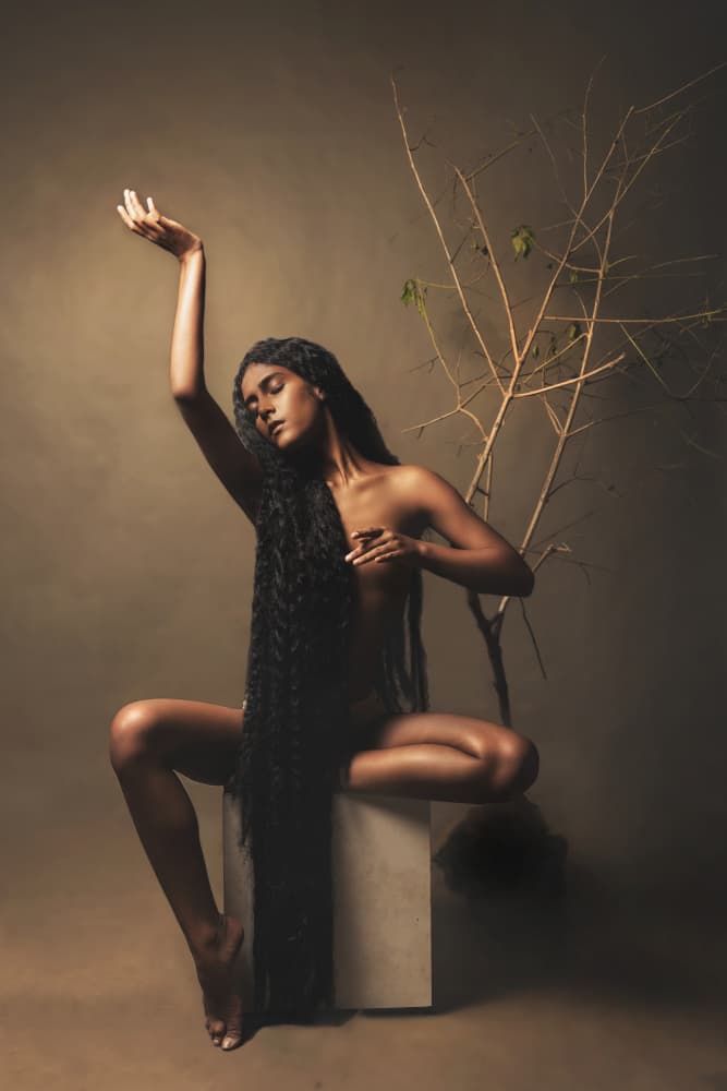 Ethereal Woman's Grace by Prithul Das — canvas wall art