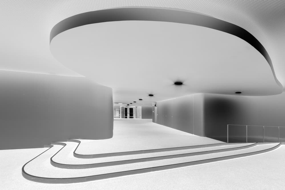 Sleek Architectural Flow by Filipe P Neto — canvas wall art