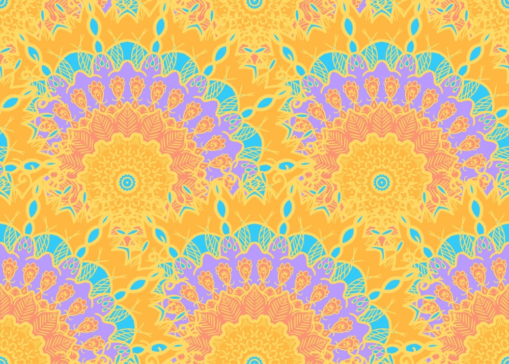 Bohemian Floral Mandalas by Marika Barsrsind — canvas wall art