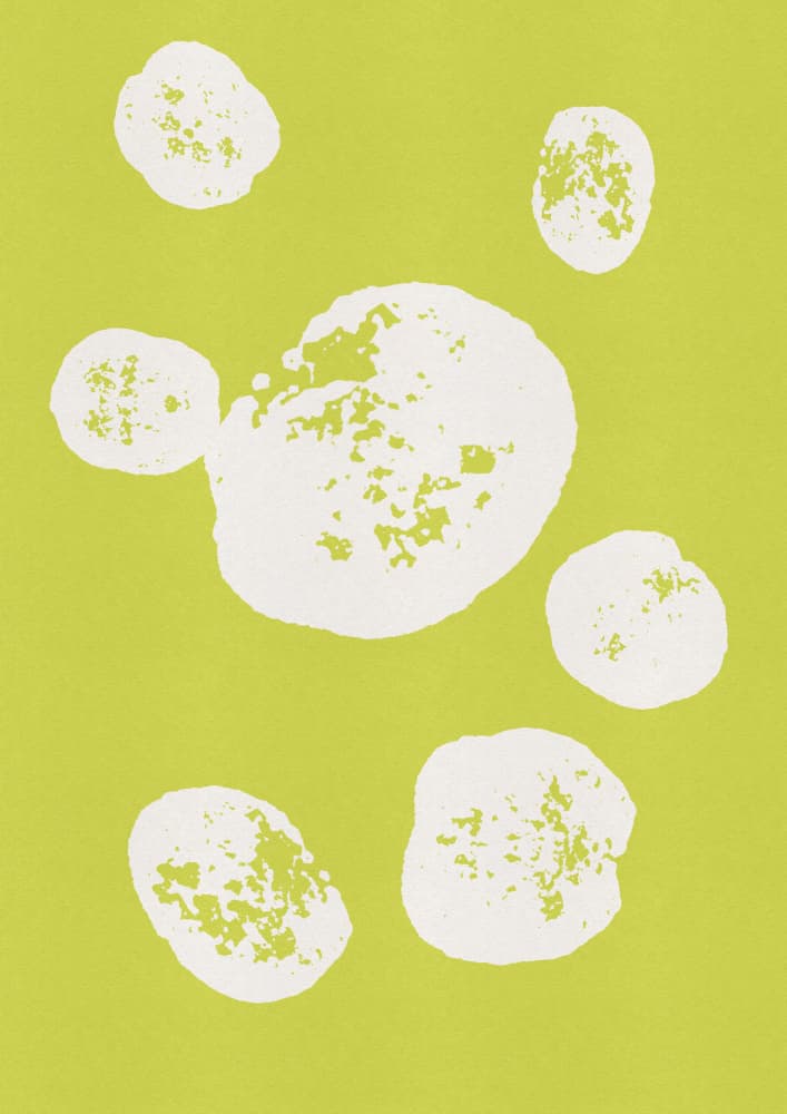 Organic Green Forms by Nicholas — canvas wall art