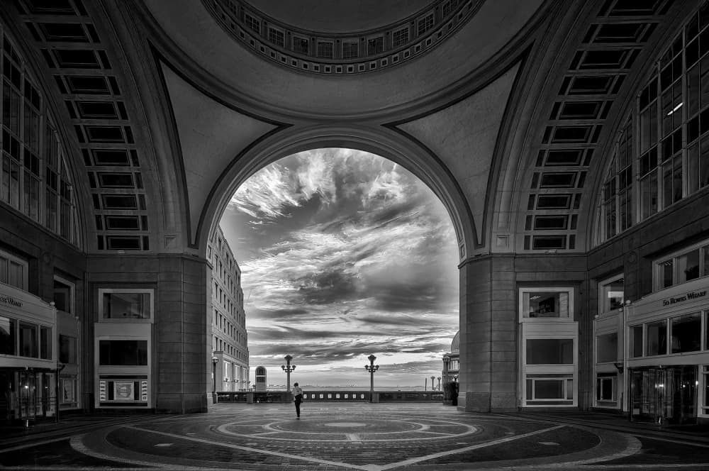 Grand Archway Solitude by Fernando Abreu — canvas wall art