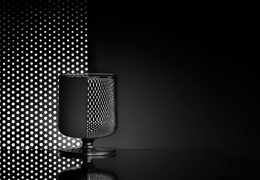 Abstract Dotted Reflection by Aida Ianeva — canvas wall art