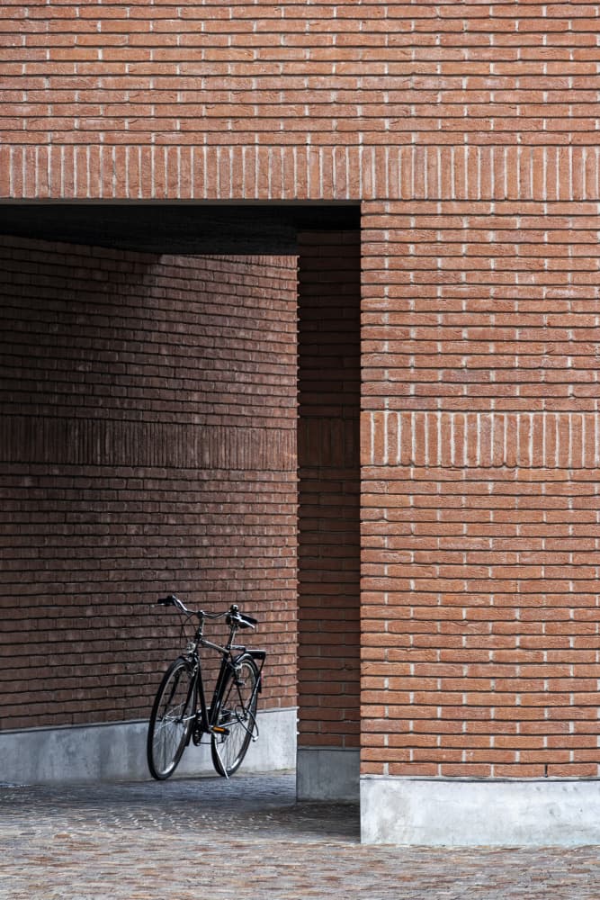 Bicycle in Brick Archway by Angéla Vicedomini — canvas wall art