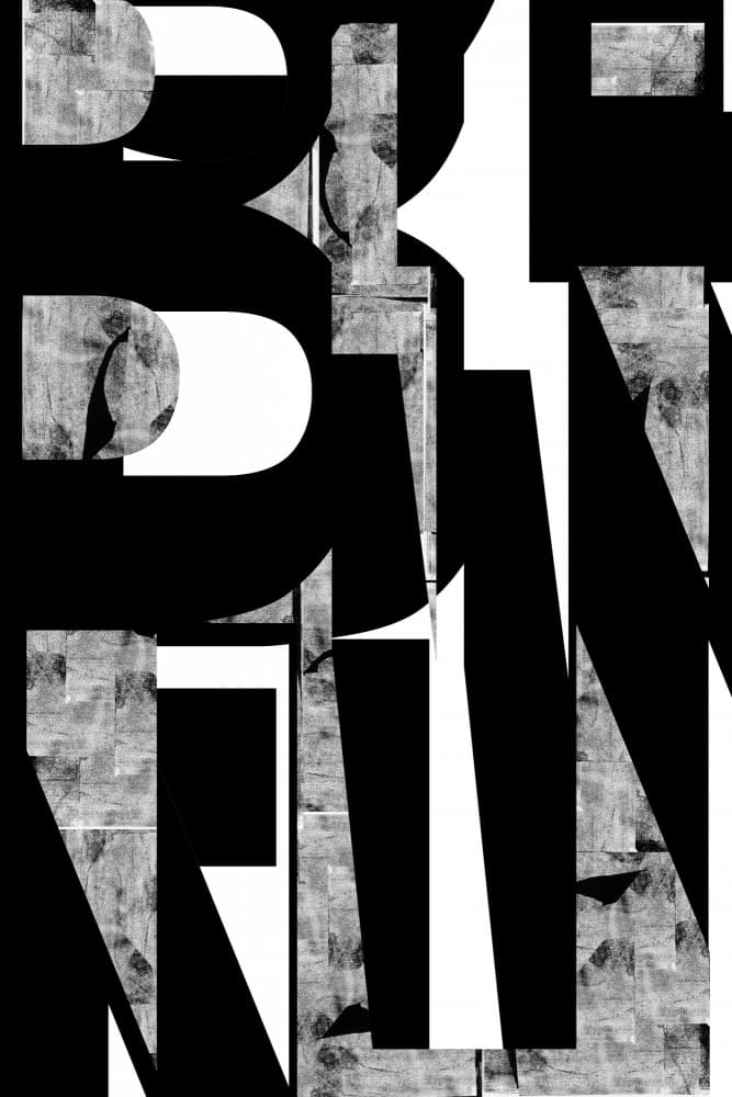 Bold Graphic Typography by cartissi — canvas wall art