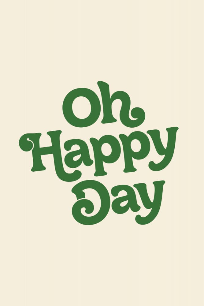 Groovy Oh Happy Day by Brett Wilson — canvas wall art