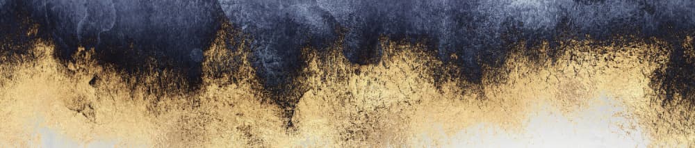 Gilded Midnight Abstract by Elisabeth Fredriksson — canvas wall art