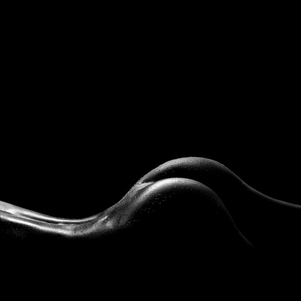 Sensual Wet Curves by Аntonik — canvas wall art