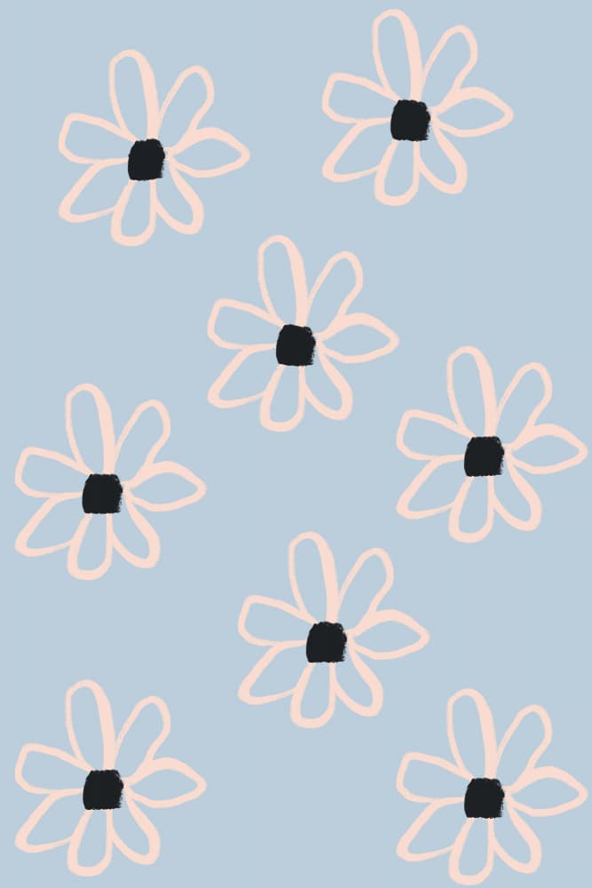 Bold Flowers by uplusmestudio — canvas wall art