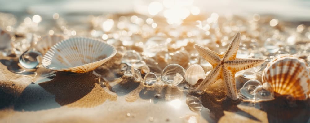 Sandy Treasures by Treechild — canvas wall art