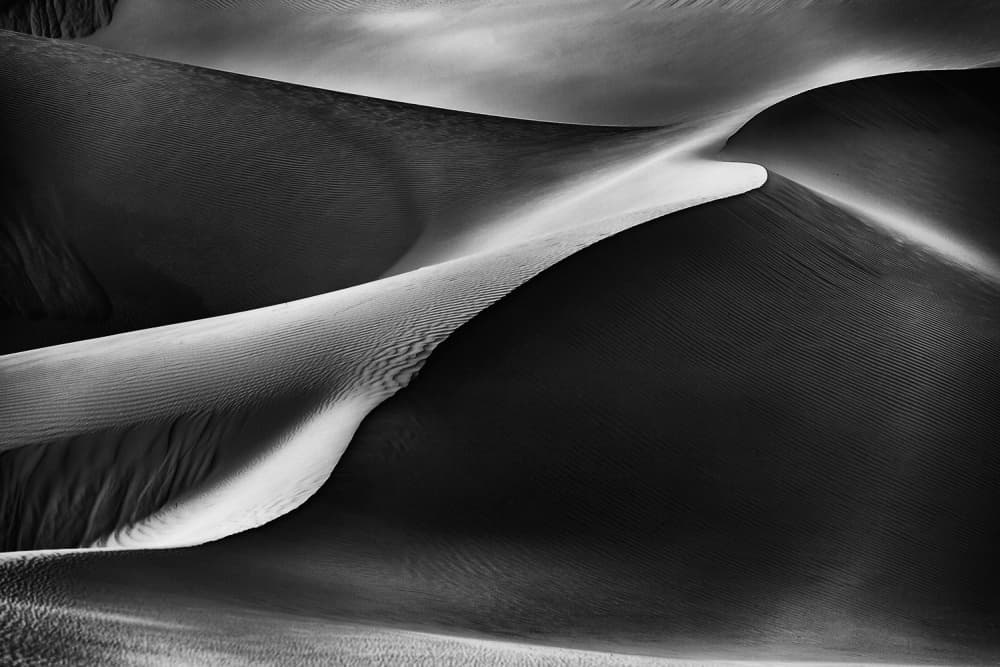 Dunes of Light and Shadow by Rami Al Adwan — canvas wall art