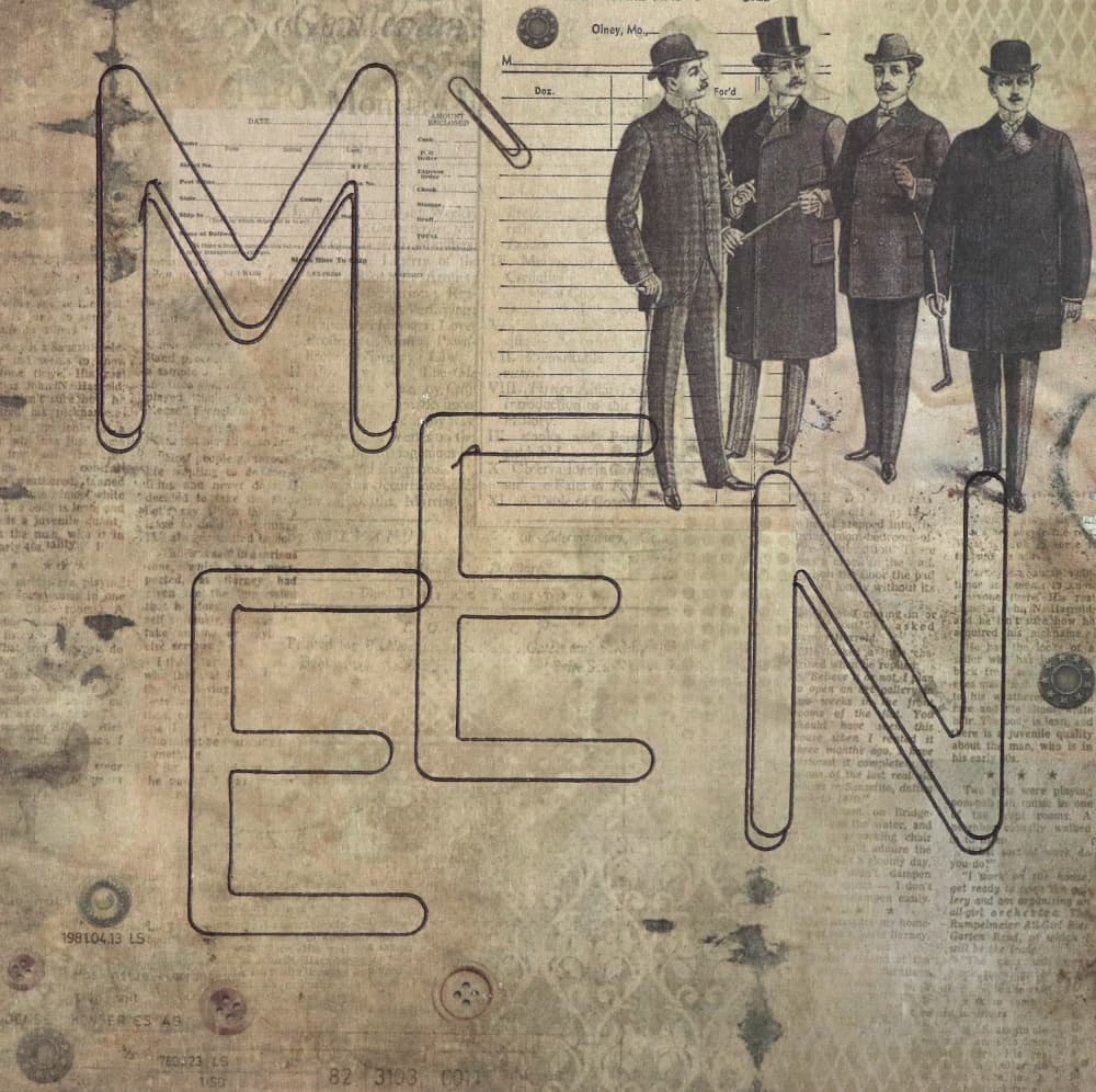 Dapper Men Collage by Santhosh ch — canvas wall art